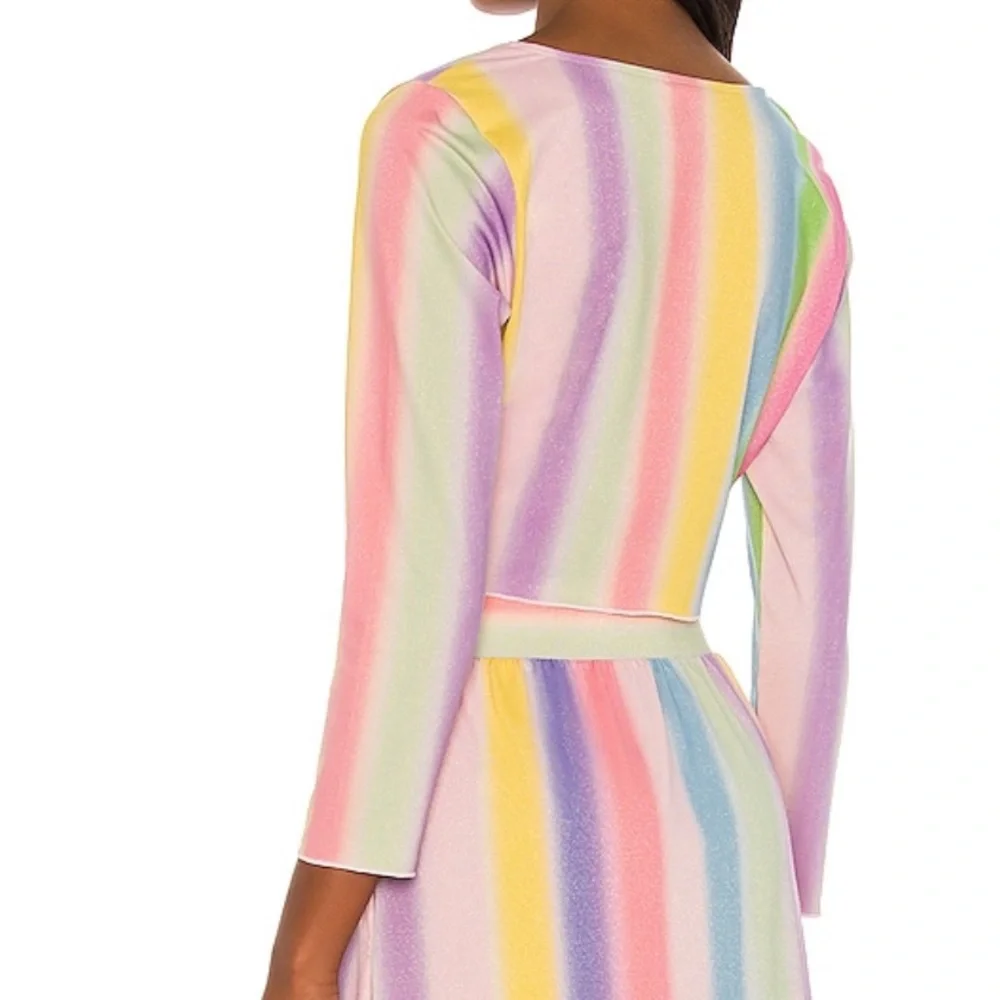 NWT Onia Layla Shimmer Crop Top - Picture 4 of 10